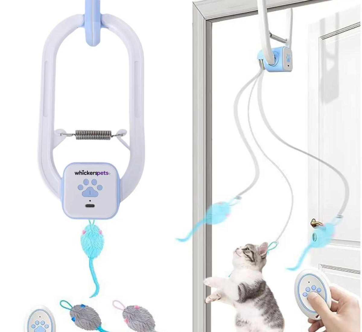 SweetWhisker™ Smart Interactive Door Frame Cat Toy