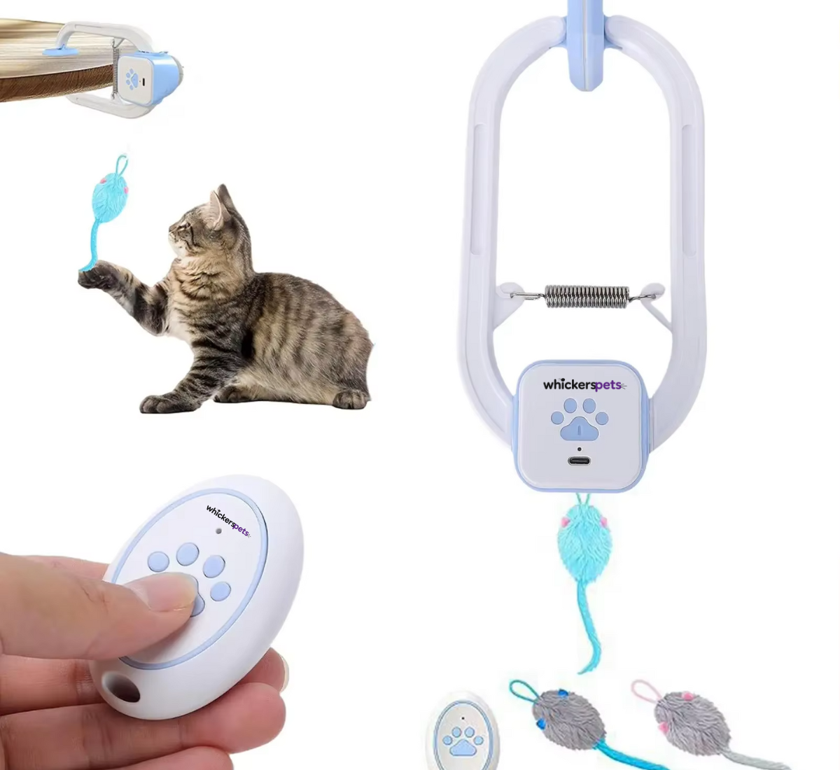 SweetWhisker™ Smart Interactive Door Frame Cat Toy