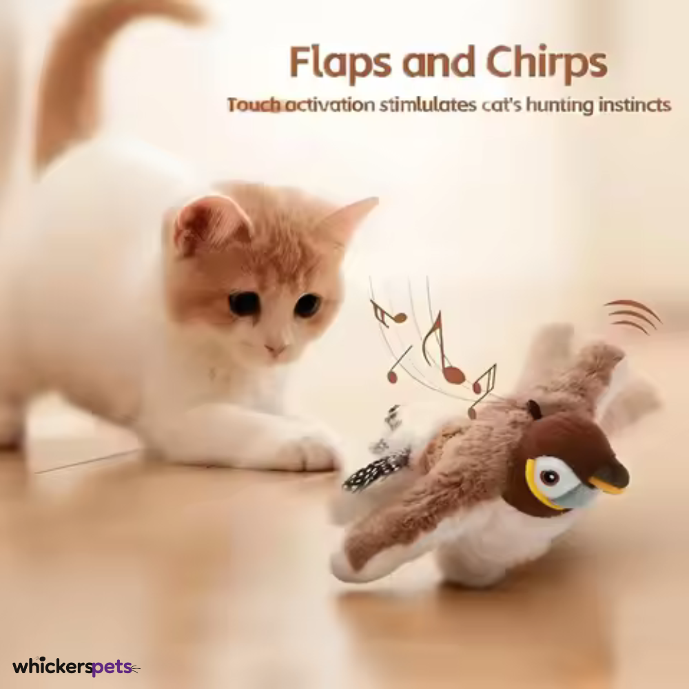 WhiskerBall™ Interactive Flapping Bird Cat Toy