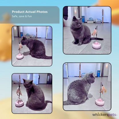 WhiskerSpace™ UFO Automatic Cat Toy