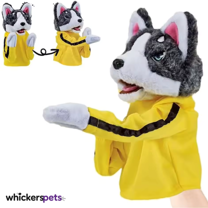 SweetWhisker™ Kung Fu Husky Hand Puppet Toy