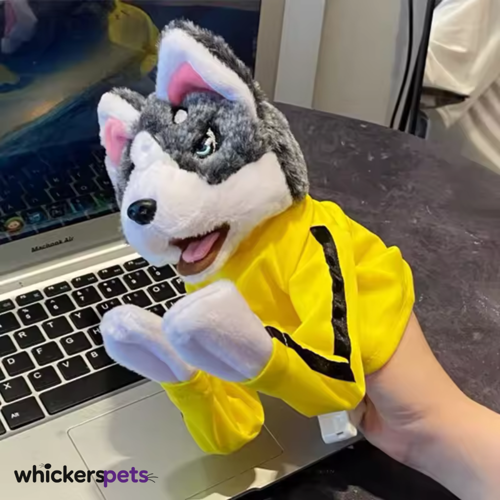 SweetWhisker™ Kung Fu Husky Hand Puppet Toy