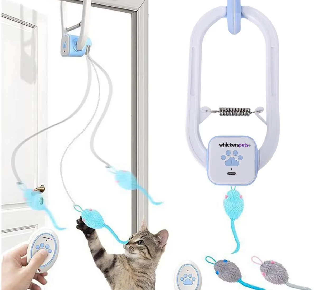 SweetWhisker™ Smart Interactive Door Frame Cat Toy