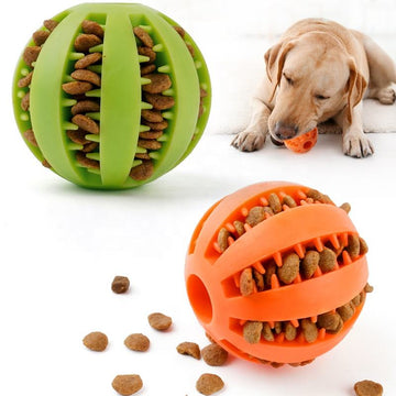 Dog Treat Ball – Interactive Chew Toy & Food Dispenser for Dental Health