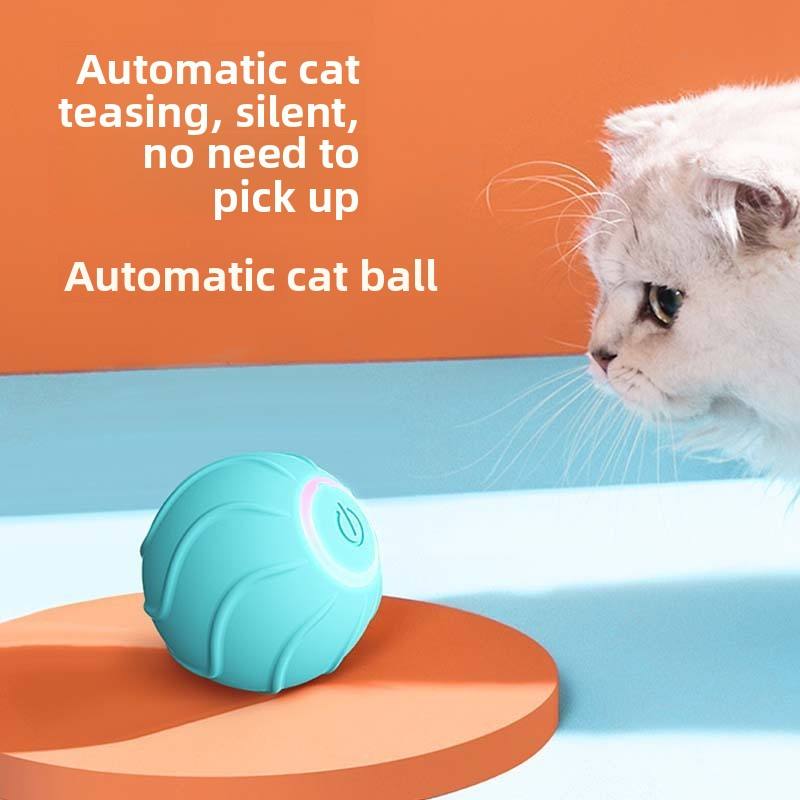 Automatic Cat Toy Ball – Interactive Smart Rolling Ball for Indoor Cats