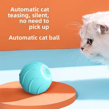 Automatic Cat Toy Ball – Interactive Smart Rolling Ball for Indoor Cats