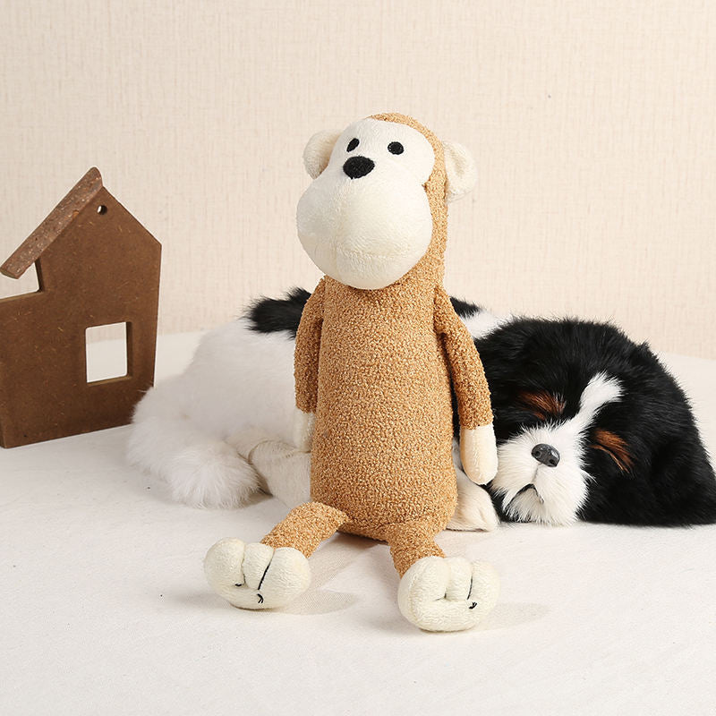 Cute Monkey Plush Toy – Soft Stuffed Animal Doll for Kids & Pets