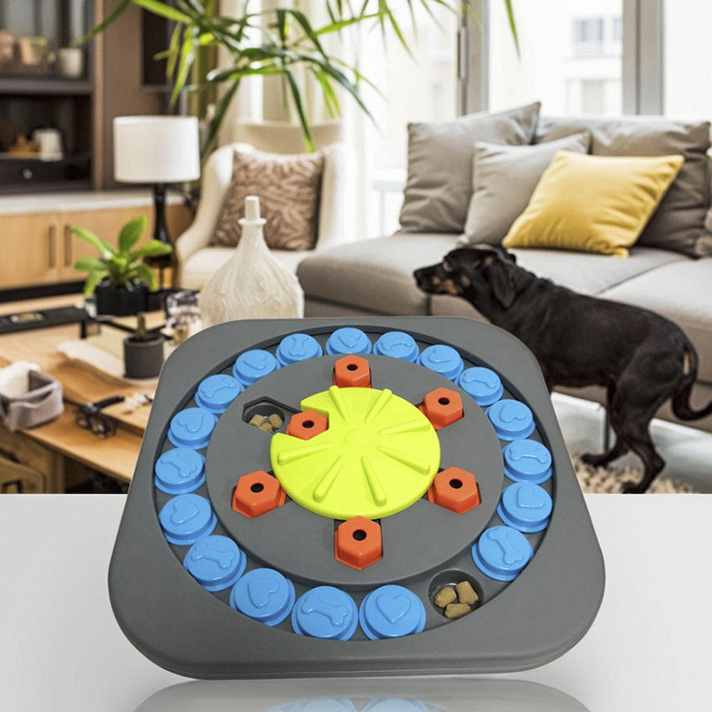 Interactive Dog Puzzle Toy – Slow Feeder & IQ Training Game