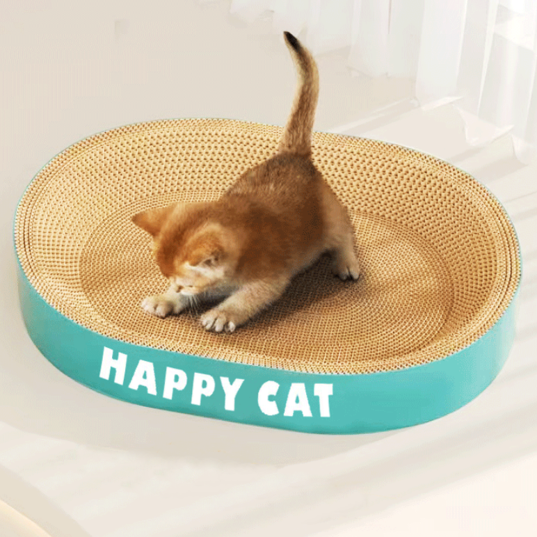 Cat Scratcher Bed – Durable Cardboard Lounger for Sleeping, Playing & Claw Care