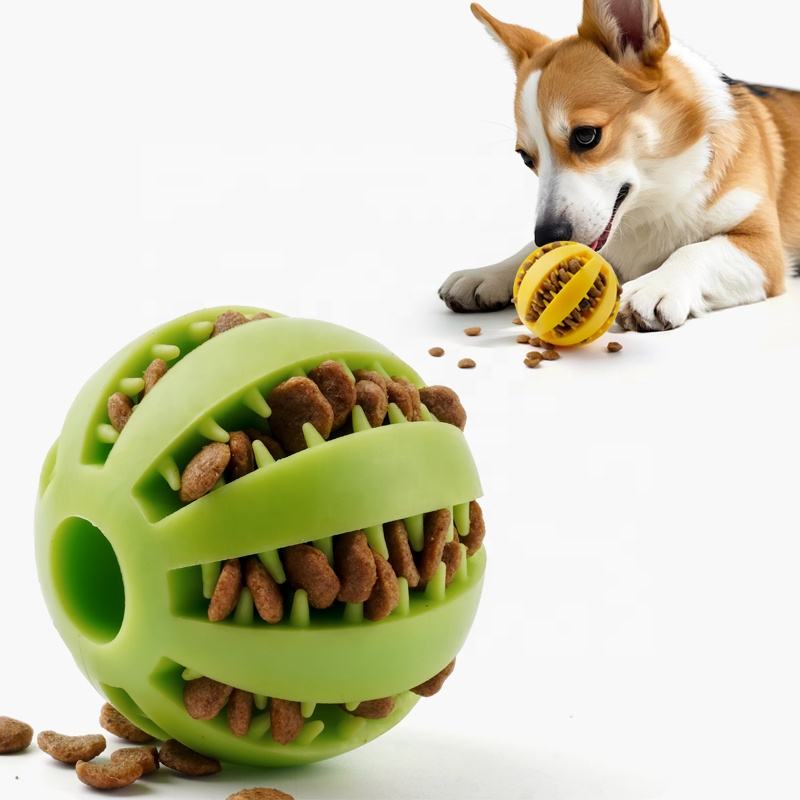 Dog Treat Ball – Interactive Chew Toy & Food Dispenser for Dental Health