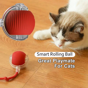Smart Interactive Cat Toy Ball – Automatic Rolling Pet Playmate