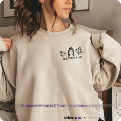 SweetWhisker™: Pet Sweatshirt Personalized